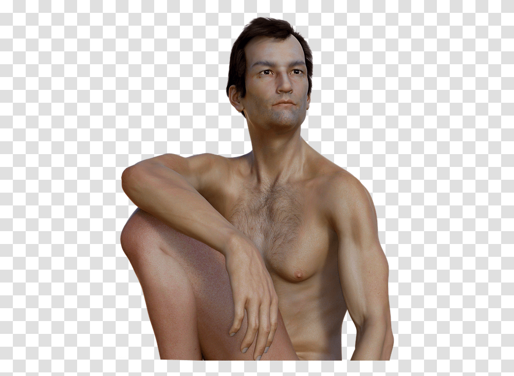 Man Act Naked Erotic Body Male Shirtless Breast Barechested, Person, Human, Finger, Arm Transparent Png
