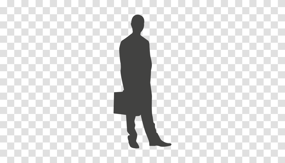 Man And Briefcase Clipart Clip Art Images, Standing, Person, Human, Silhouette Transparent Png