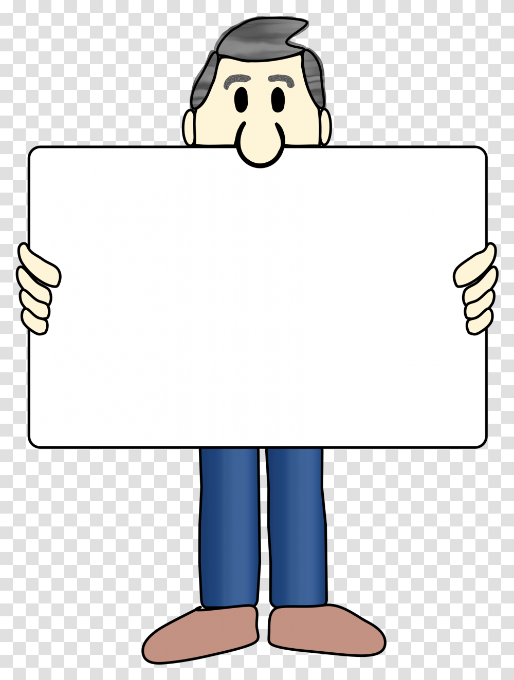 Man And Sign Clip Arts, White Board, Lamp, Alphabet Transparent Png
