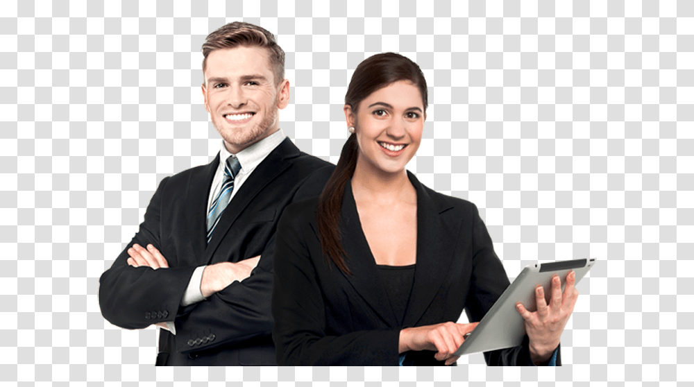 Man And Woman Business, Tie, Accessories, Person, Suit Transparent Png