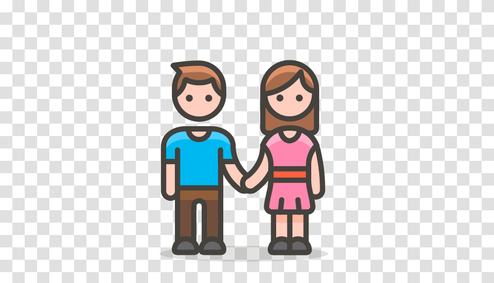 Man And Woman Holding Hands Icon Free Of Free Vector Emoji, Family, Poster, Advertisement Transparent Png