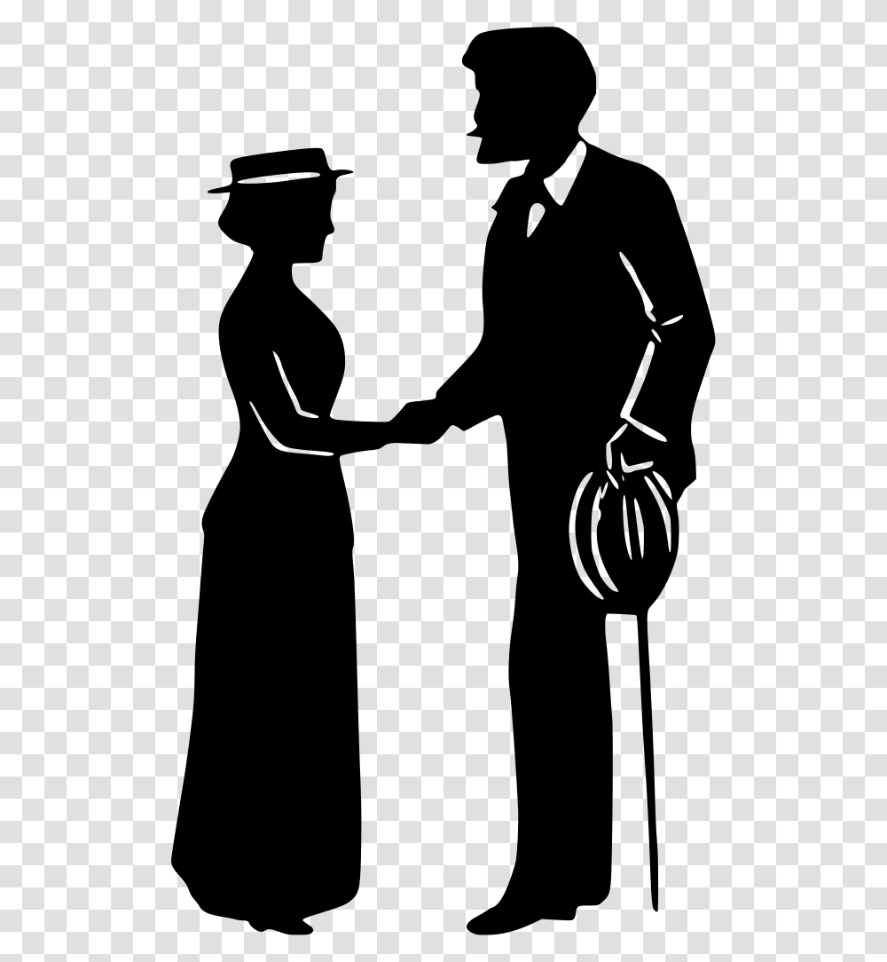 Man And Woman Shaking Hands, Gray, World Of Warcraft Transparent Png