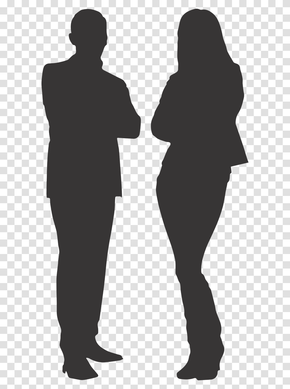 Man And Woman Silhouette, Person, Human, Hand Transparent Png