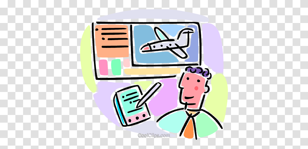 Man Booking Flight Reservations Royalty Free Vector Clip Art, Gas Pump, Doodle, Drawing, Transportation Transparent Png