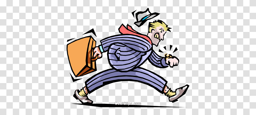 Man Checking His Watch Royalty Free Vector Clip Art Illustration, Person, Duel, Hand, Kicking Transparent Png