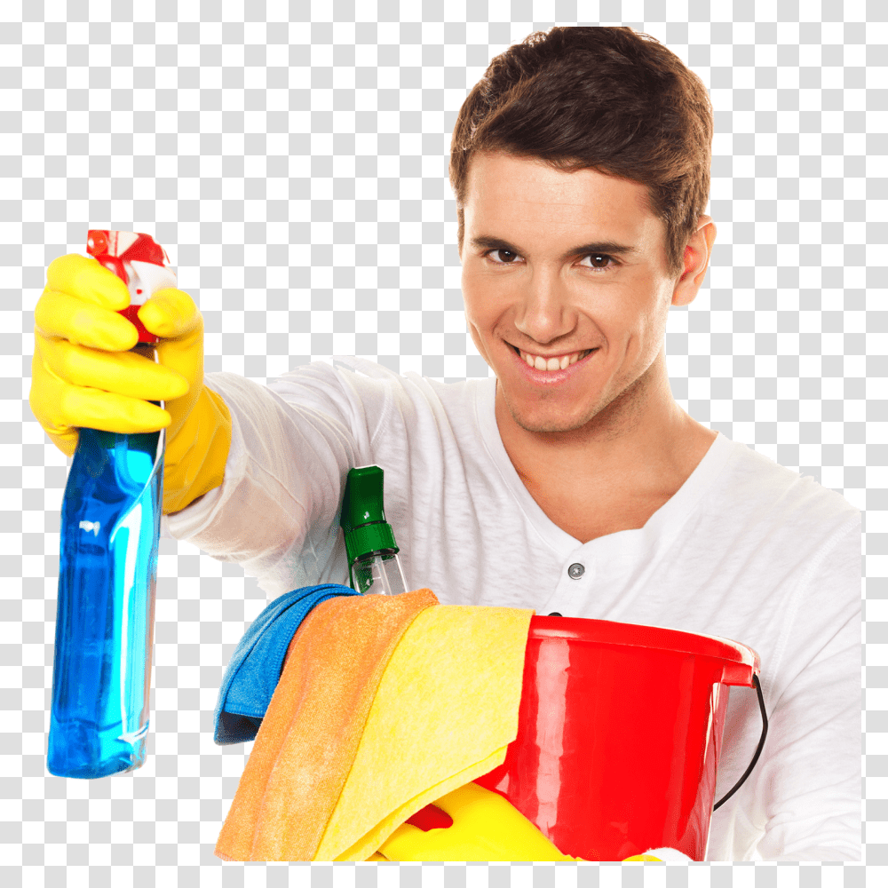 Man Cleaning, Person, Human Transparent Png