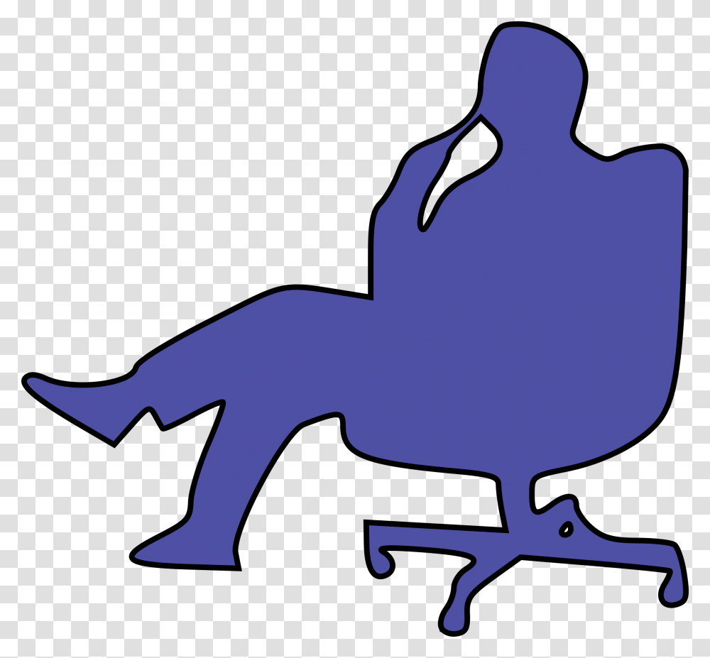Man Clipart Chair, Silhouette, Outdoors, Nature Transparent Png