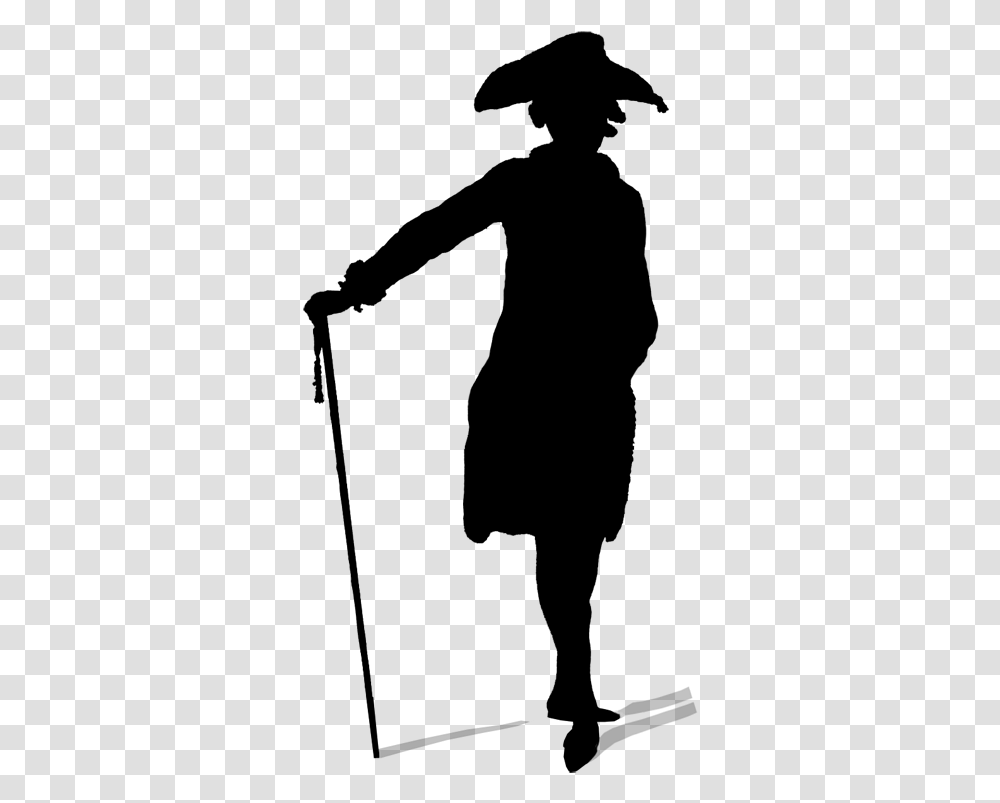 Man Clipart Shadow 18th Century Man Silhouette, Gray, World Of Warcraft Transparent Png