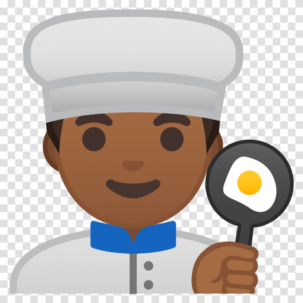 Man Cook Medium Dark Skin Tone Icon Emoji Chef Transparent Png