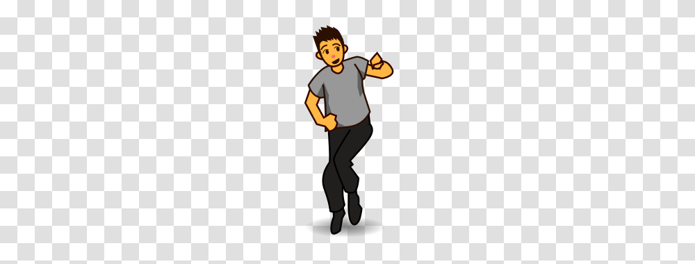 Man Dancing Emojidex, Standing, Person, Human Transparent Png