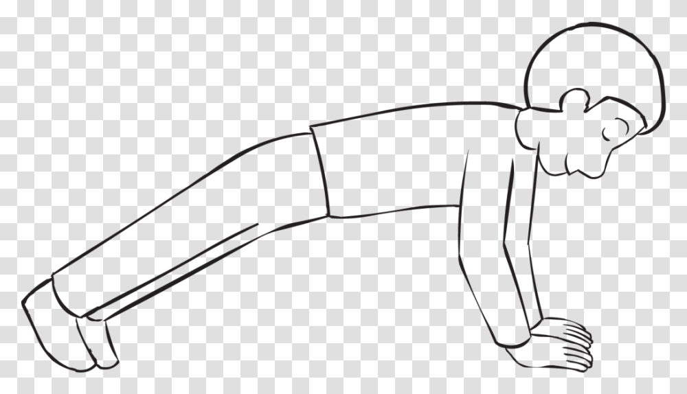 Man Doing A Push Up With Eyes Closed As Seen In Popsicle, Bow, Animal, Mammal, Pet Transparent Png
