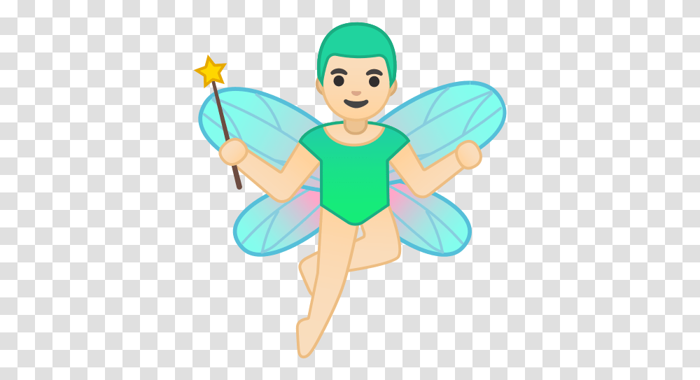 Man Fairy Light Skin Tone Free Icon Light Fairy Icon, Toy, Art, Angel, Archangel Transparent Png