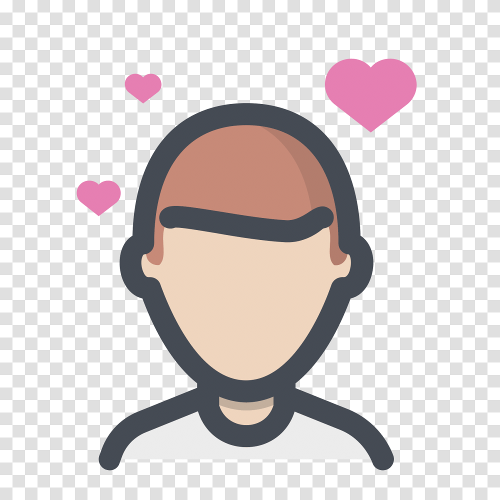 Man Falling In Love Icon, Head, Face, Goggles Transparent Png