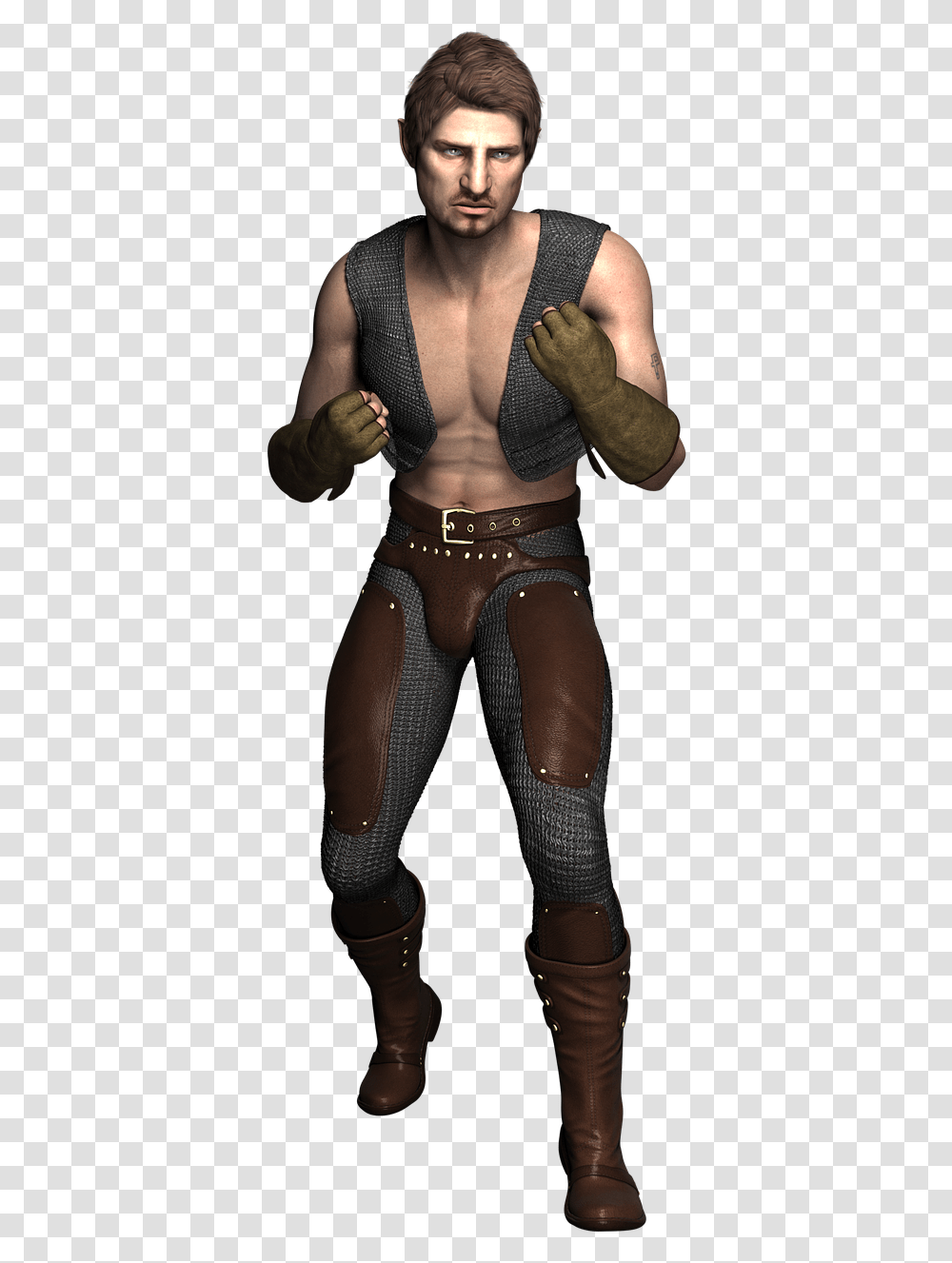 Man Fight Action Pose Male Power Sport Strong Man Fight Pose, Costume, Person, Human Transparent Png