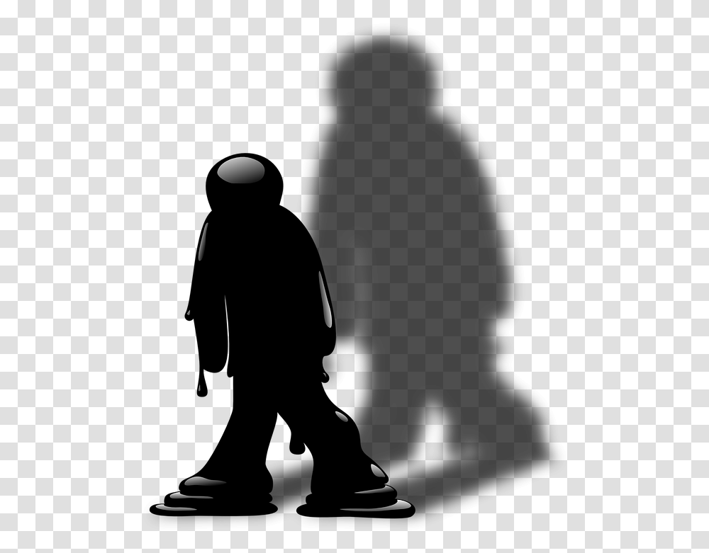 Man Figure Person Shadow Melting Person With Shadow Cartoon, Sport, Sports, Ball, Juggling Transparent Png