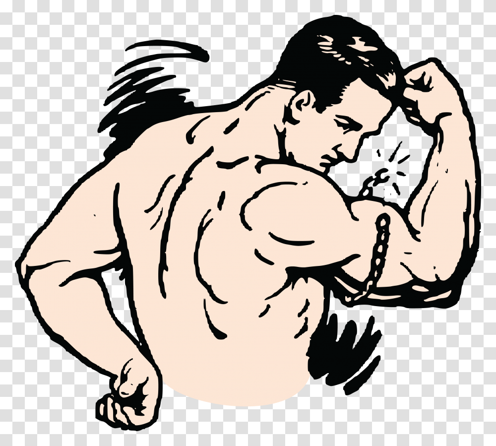 Man Flexing Clipart Clip Art Images, Person, Mammal, Animal, Wildlife Transparent Png