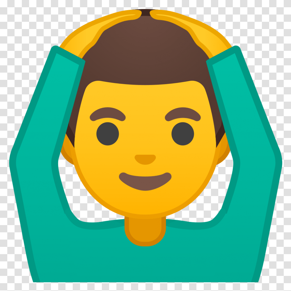 Man Gesturing Ok Icon Noto Emoji People Expressions Man Gesturing Ok Emoji, Symbol, Recycling Symbol Transparent Png