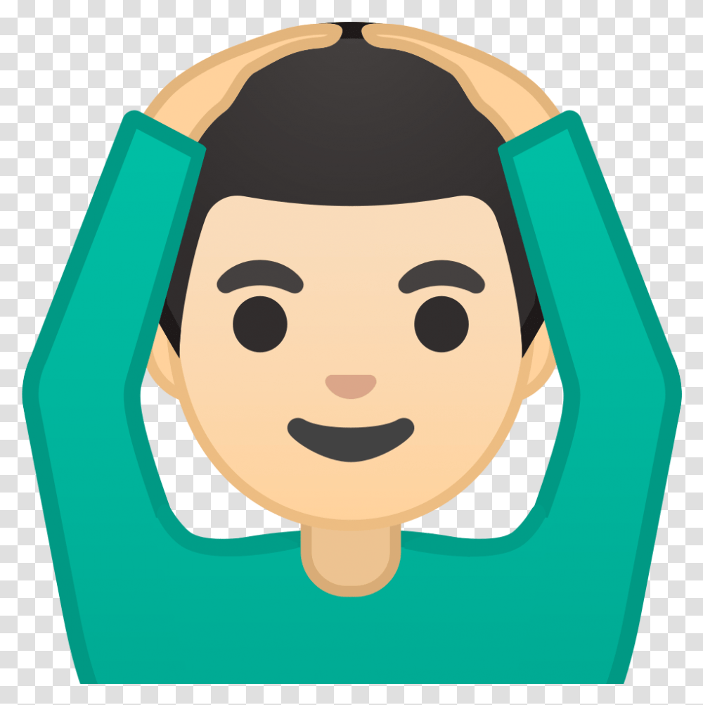 Man Gesturing Ok Light Skin Tone Icon Emoji Gesto Para Ok, Symbol, Face, Recycling Symbol Transparent Png