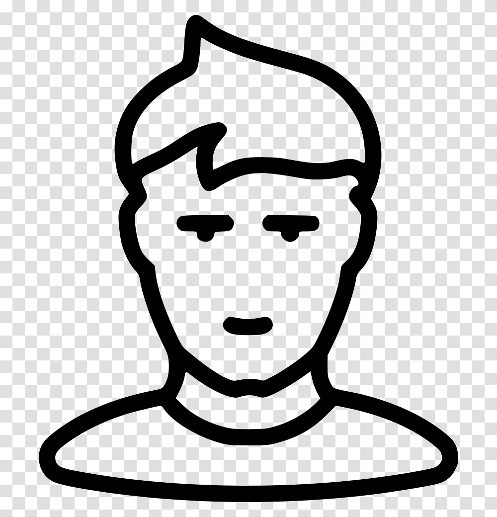 Man Guy User Human Avatar Vr Player Icon, Stencil, Label, Face Transparent Png