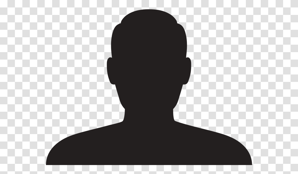 Man Head Silhouette Headshot Clipart, Back, Person, Human, Neck Transparent Png
