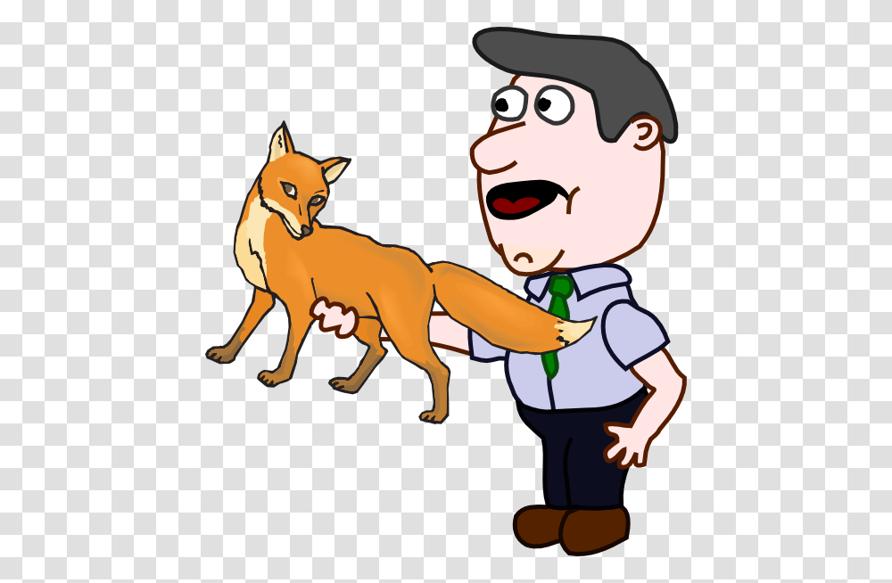 Man Holding A Fox Clip Arts Download, Red Fox, Canine, Wildlife, Mammal Transparent Png