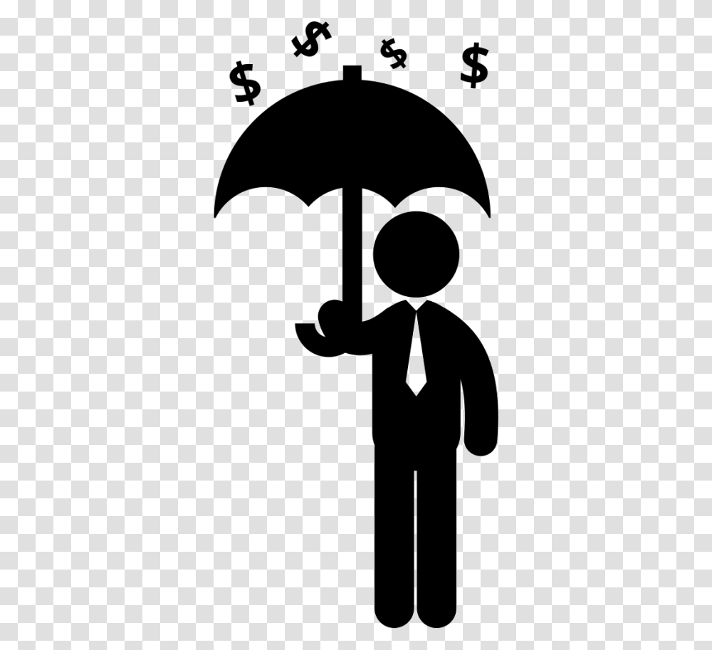 Man Holding A Umbrella Clipart, Silhouette, Prison, Photography Transparent Png