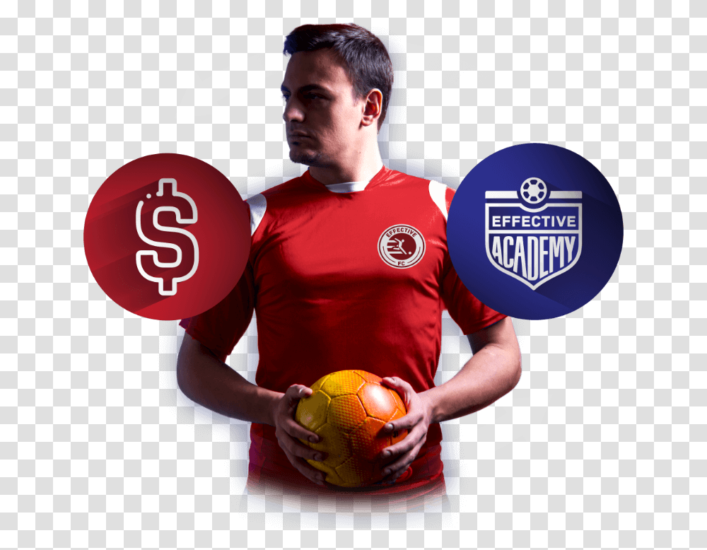 Man Holding Football, Sphere, Person, Human, People Transparent Png