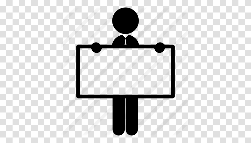 Man Holding White Board, Gray, World Of Warcraft Transparent Png