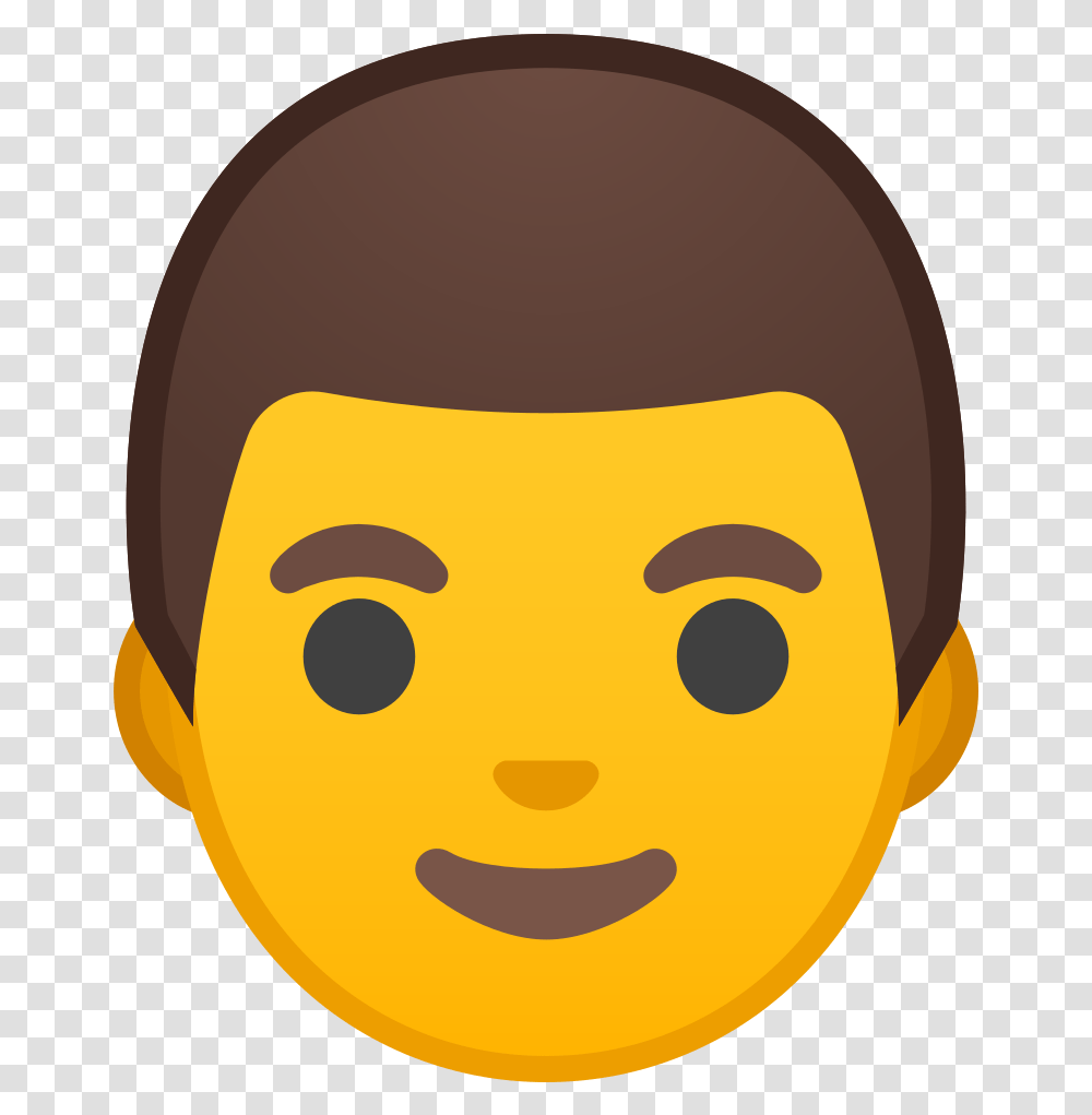 Man Icon Noto Emoji People Faces Iconset Google Man Emoticon, Head, Plant, Label, Text Transparent Png