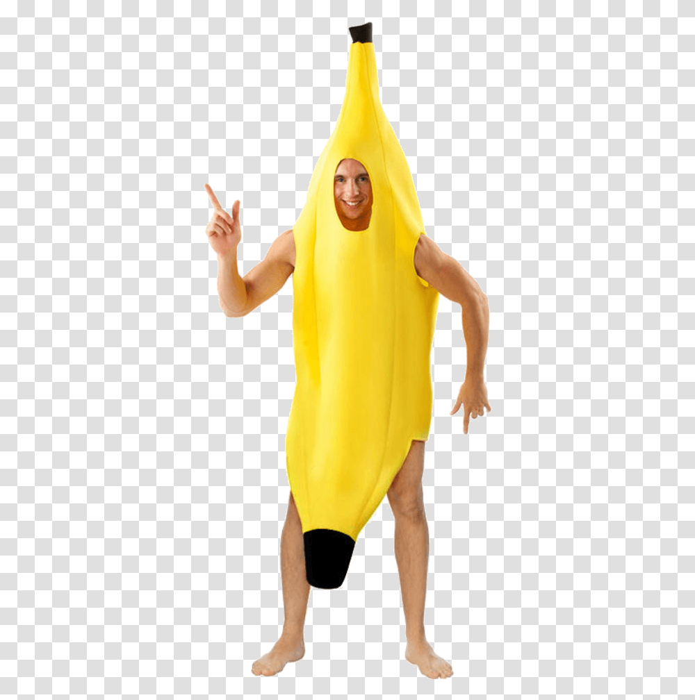 Man In Banana Costume, Person, Face, Female Transparent Png