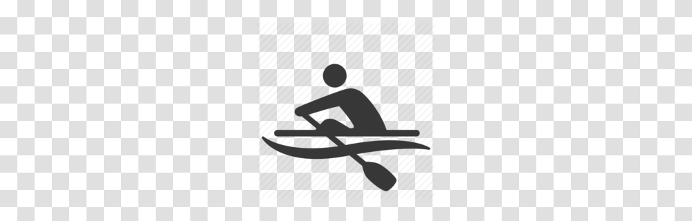 Man In Canoe Clipart, Sport, Sports, Silhouette Transparent Png