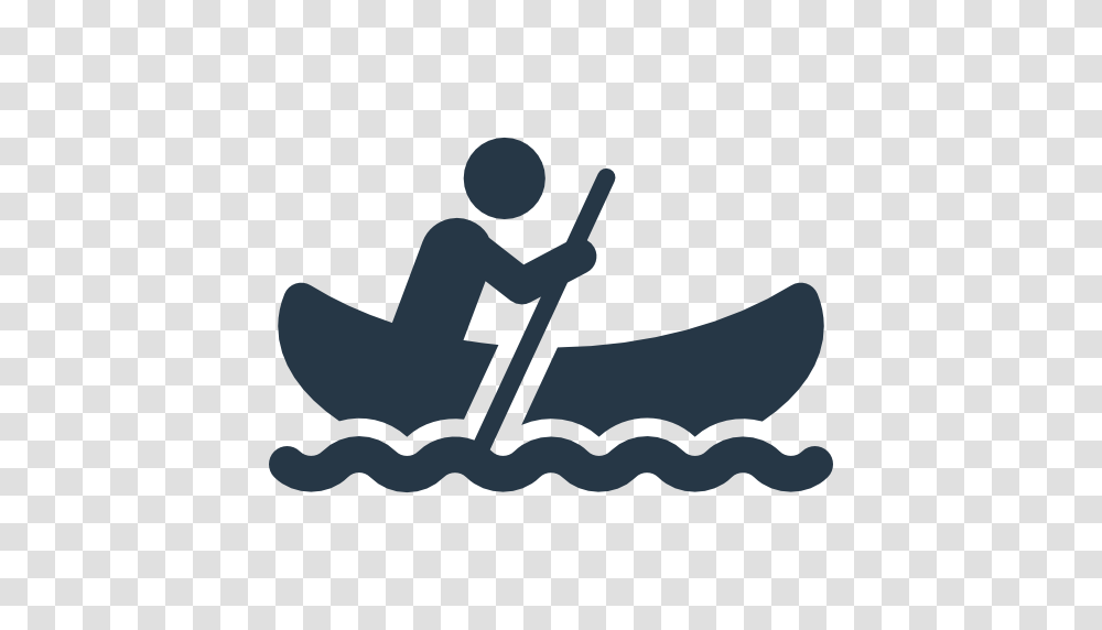 Man In Canoe, Oars, Paddle, Rowboat, Vehicle Transparent Png