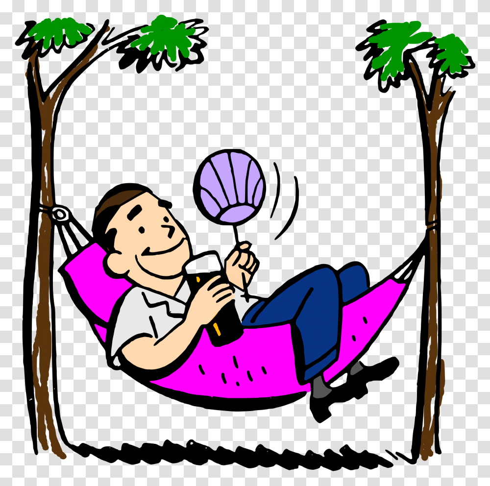 Man In Hammock, Furniture, Sled, Poster, Advertisement Transparent Png