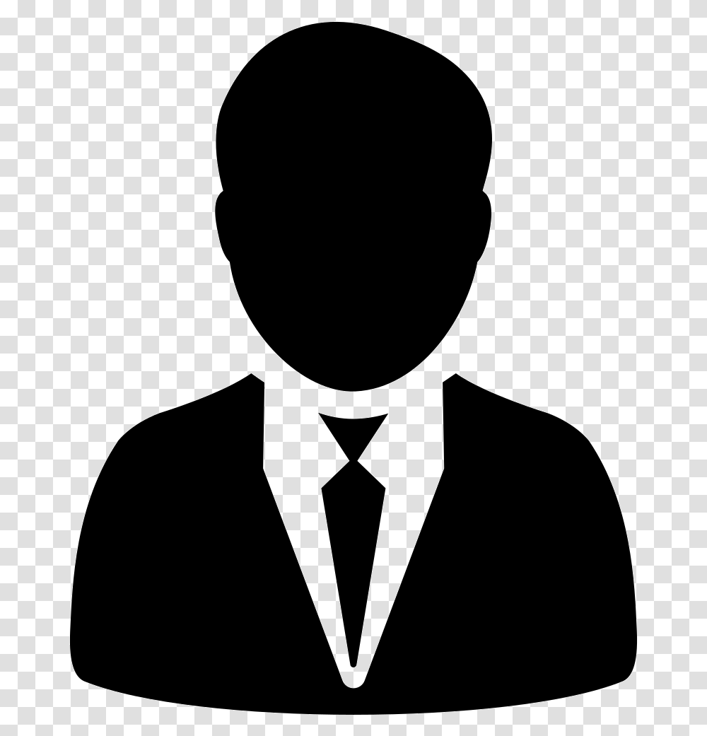 Man In Suit And Tie Customer Image Black And White, Silhouette, Stencil, Person, Human Transparent Png
