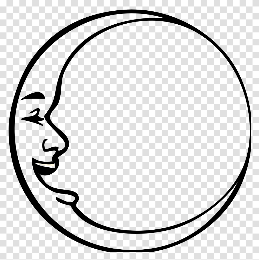 Man In The Moon Illustration, Label, Tennis Ball, Sport Transparent Png