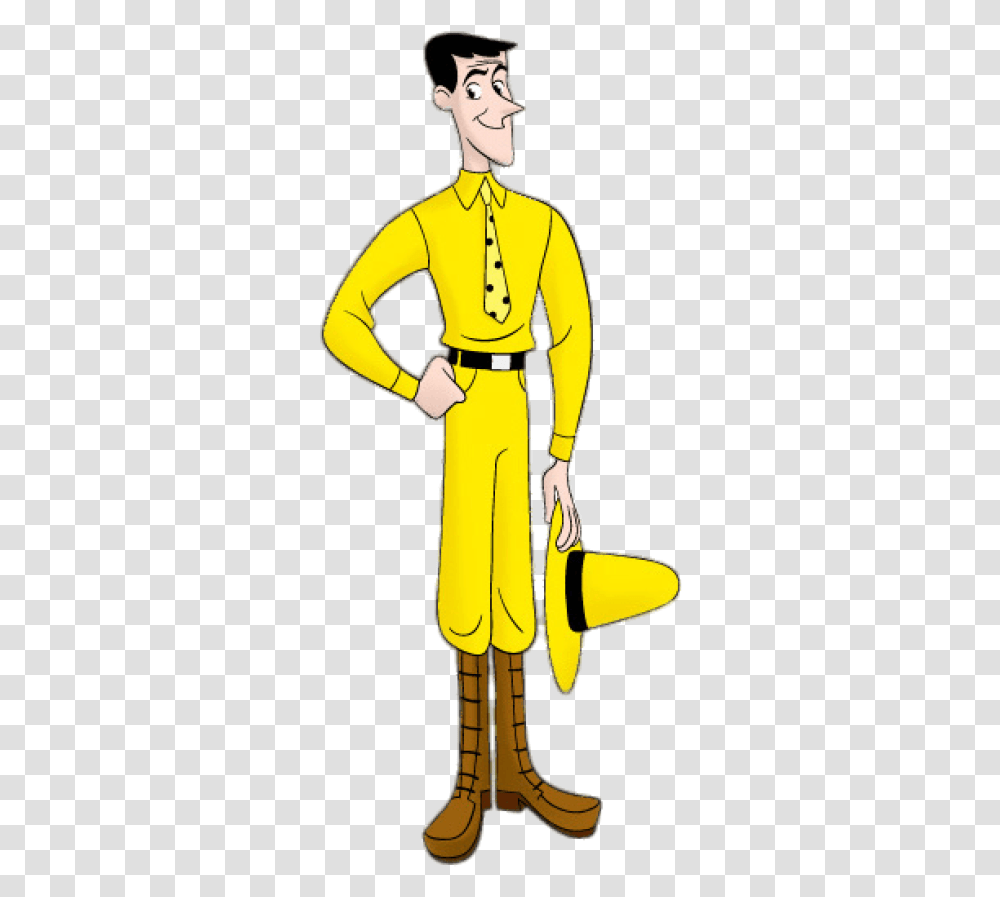 Man In The Yellow Hat, Person, Long Sleeve, Costume Transparent Png
