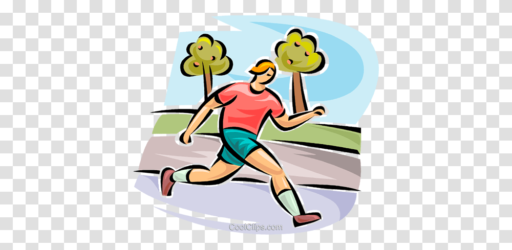 Man Jogging Royalty Free Vector Clip Art Illustration, Person, Shorts, Outdoors Transparent Png