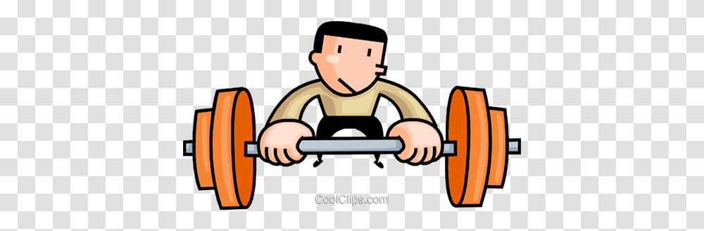 Man Lifting Weights Royalty Free Vector Clip Art Illustration, Chair, Furniture, Wheelchair, Sitting Transparent Png