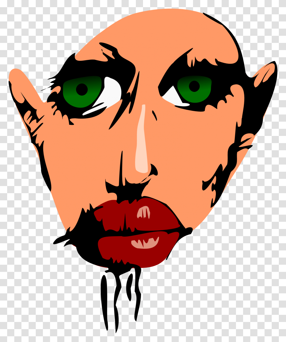 Man Lips Art, Face, Stencil, Head Transparent Png