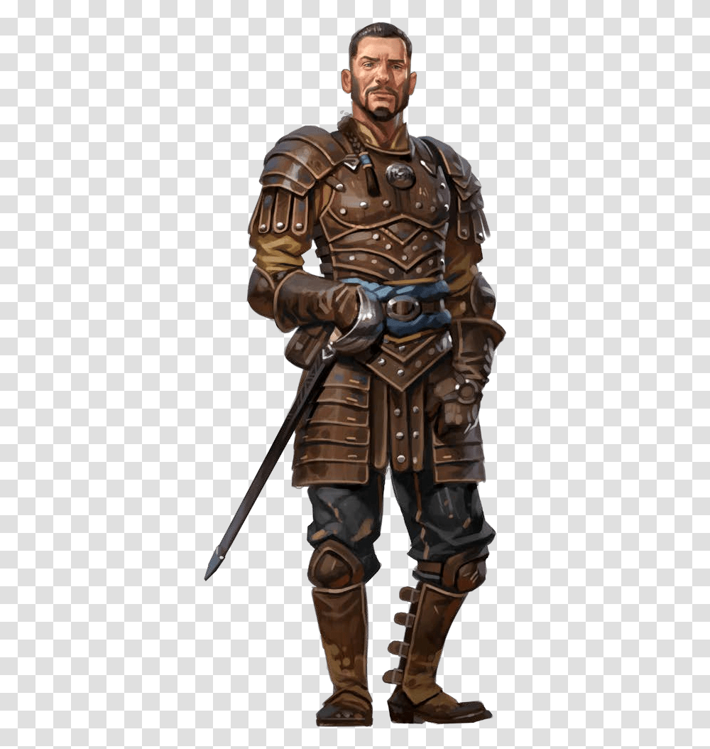 Man Male Armor Fantasy Warrior Mariner's Studded Leather Armor, Person, Human, Samurai Transparent Png