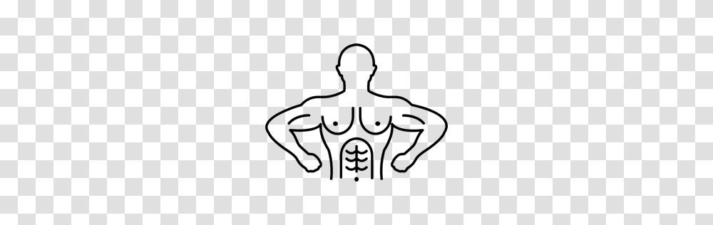 Man Male People Flex Muscular Gymnast Muscles Gymnastics Icon, Gray, World Of Warcraft Transparent Png
