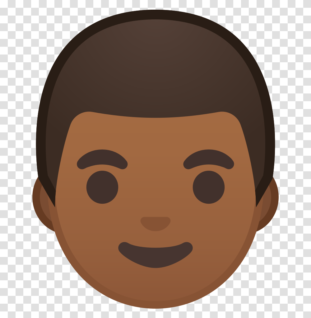 Man Medium Dark Skin Tone Icon Emoji Man Medium Skin, Head, Face, Mouth, Portrait Transparent Png