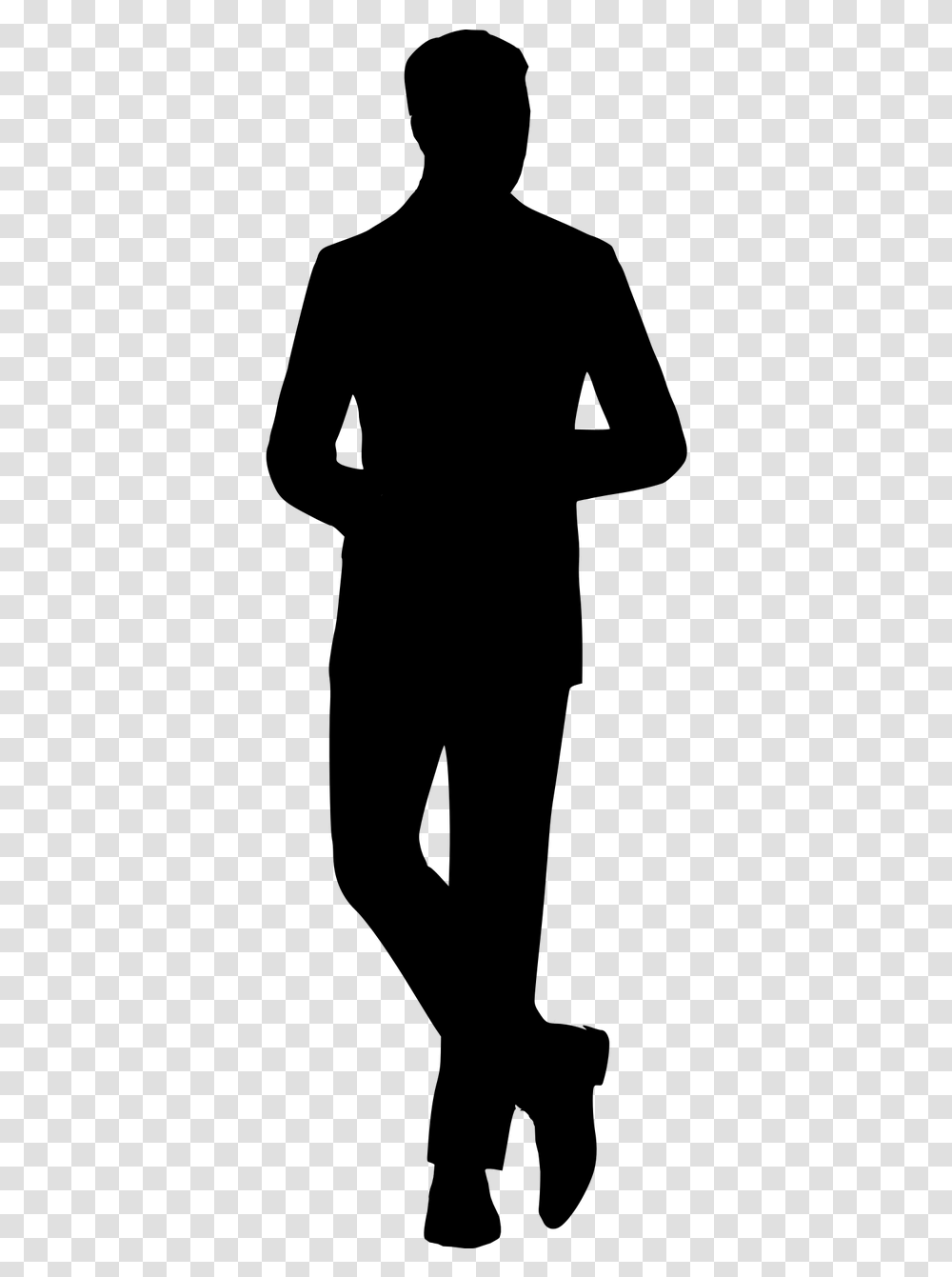 Man Model Silhouette, Gray, World Of Warcraft Transparent Png