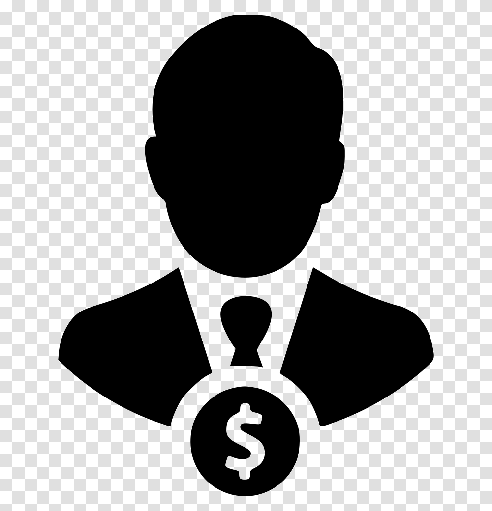 Man Money Income User Man Icon, Stencil, Silhouette, Emblem Transparent Png
