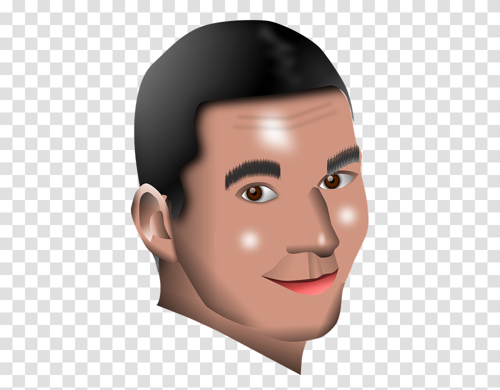 Man Negro Face, Head, Skin, Smile, Mouth Transparent Png