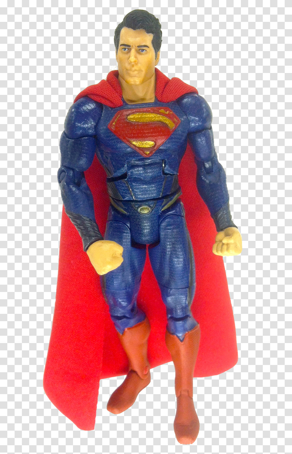 Man Of Steel Action Figure, Figurine, Person, Human, Toy Transparent Png