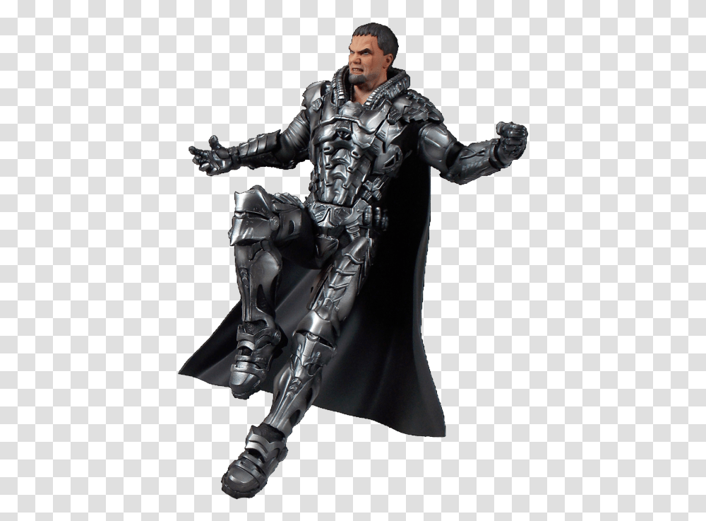 Man Of Steel General Zod 18 Scale Prefinished Resin 1 6 Scale Statue, Person, Human, Armor Transparent Png