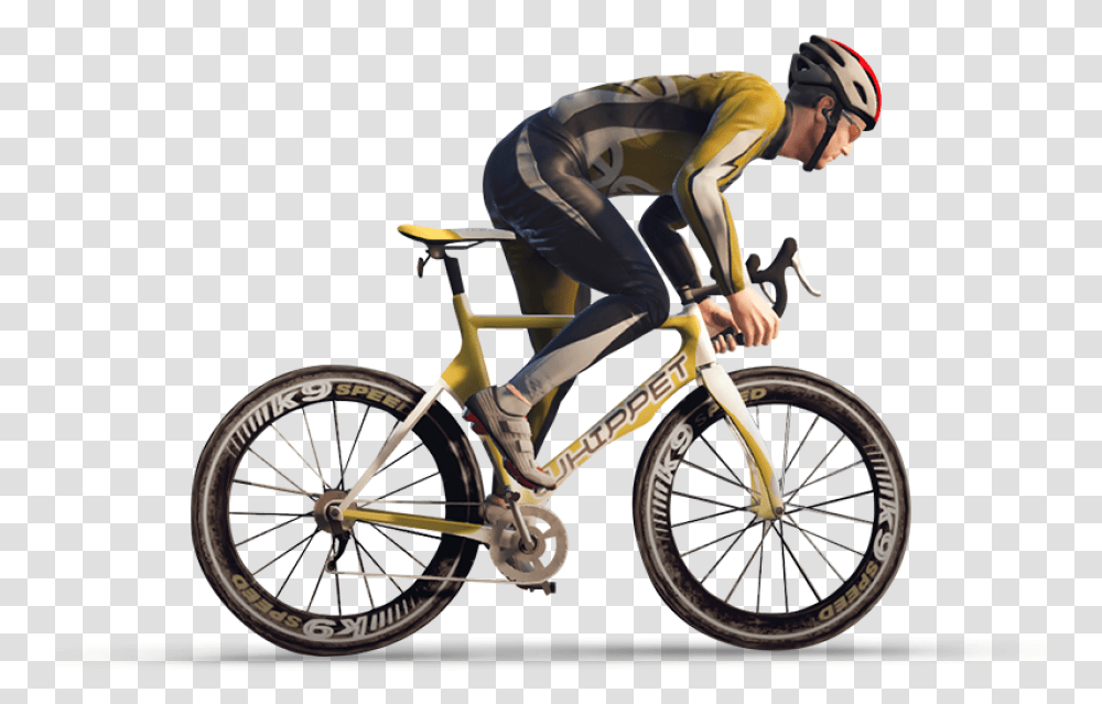 Man On Bicycle Image Cycling, Wheel, Machine, Person, Human Transparent Png
