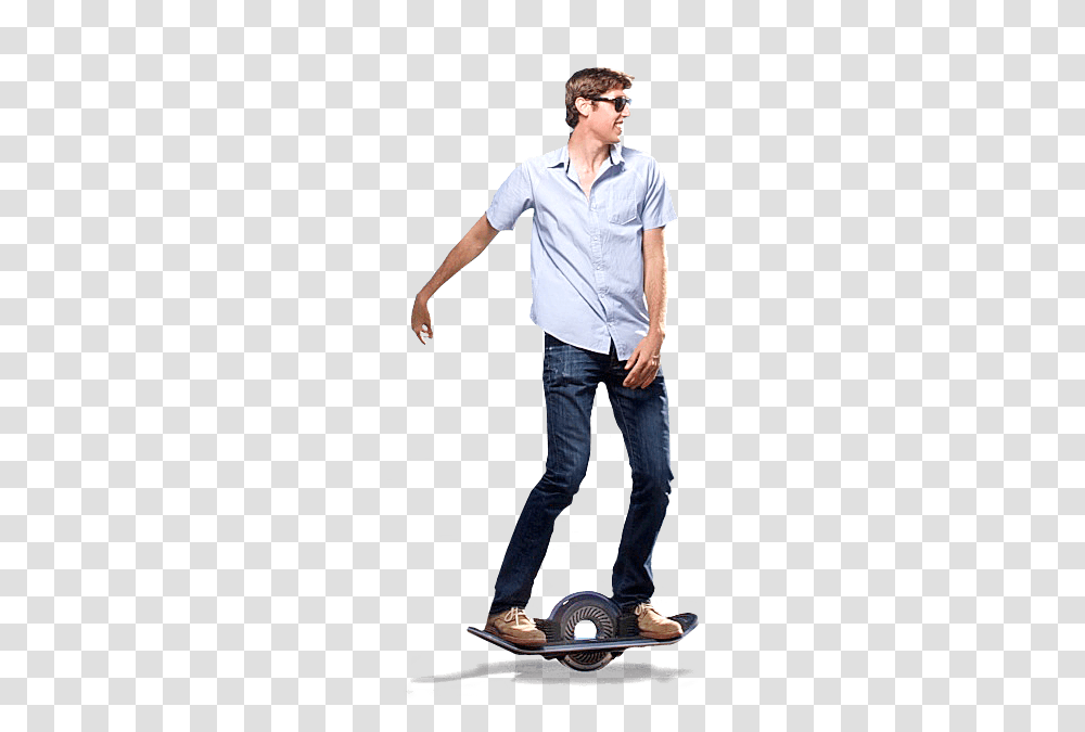 Man On Hoverboard, Apparel, Person, Pants Transparent Png
