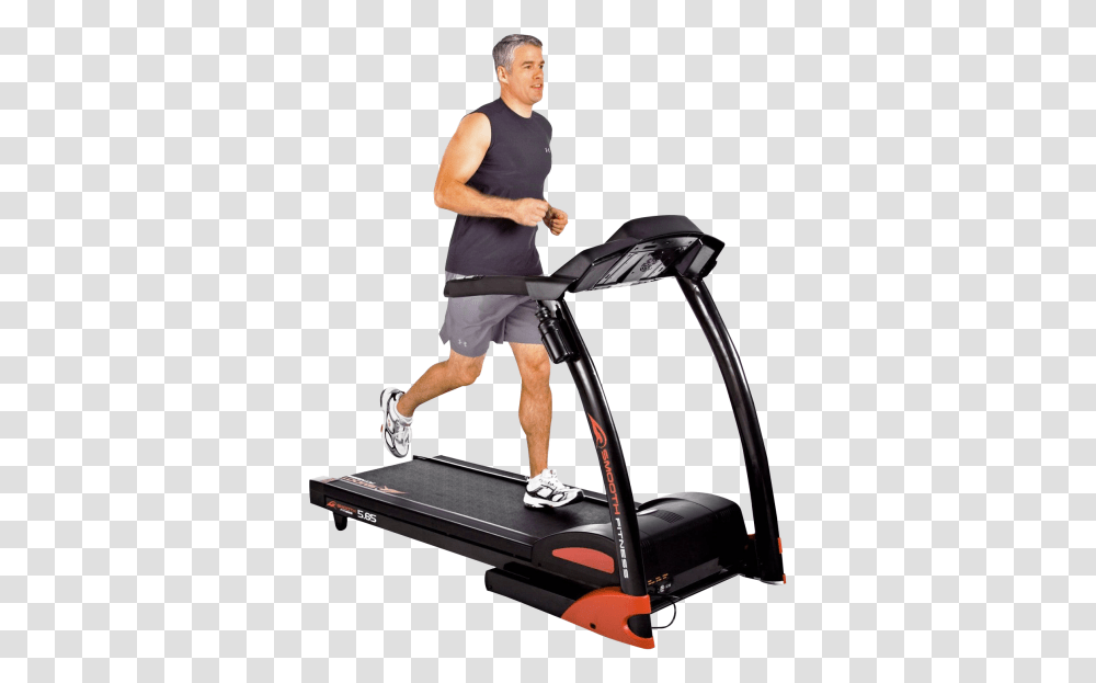 Man On Treadmill, Person, Human, Working Out, Sport Transparent Png